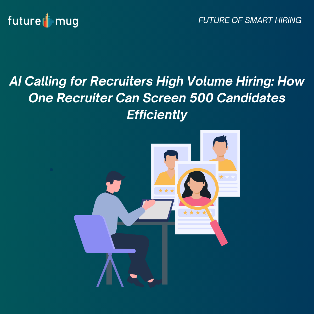 AI calling for recruiters high volume recruitment screening