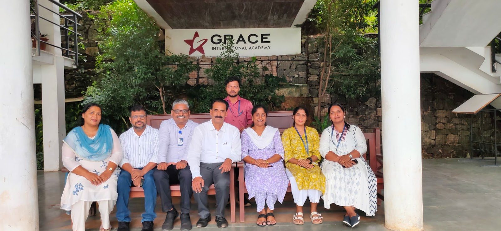 Grace International Academy faculty and placement team with the futuremug team